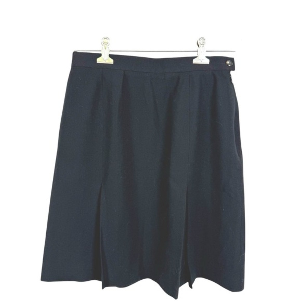 Vintage 90s Jones New York 100% Wool Skirt Size 8P Deadstock Dark Academia